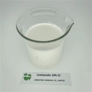 C6H8ClN5O2S CAS NO. 210880-92-5 Clothianidin 20 peratus Produk SC